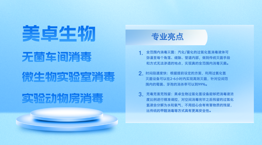 洁净车间杀菌消毒灭菌，为什么过氧化氢消毒处理效果更好？